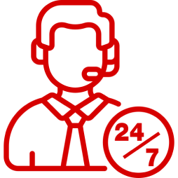 24/7 hours ready service team